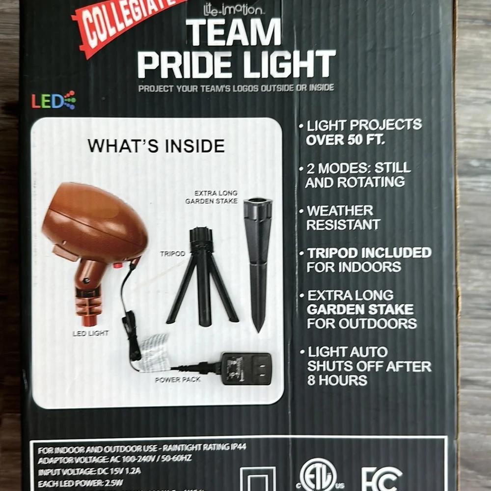 Light projector Syracuse football team